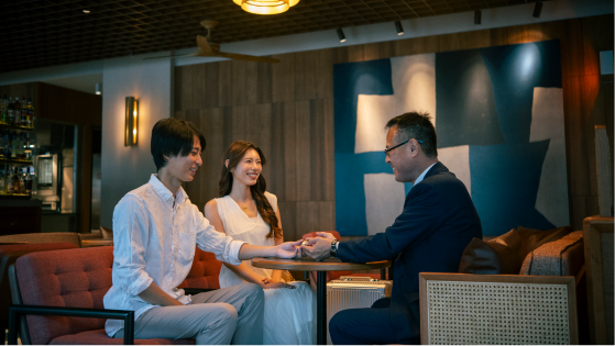 ご来館の際のおもてなし