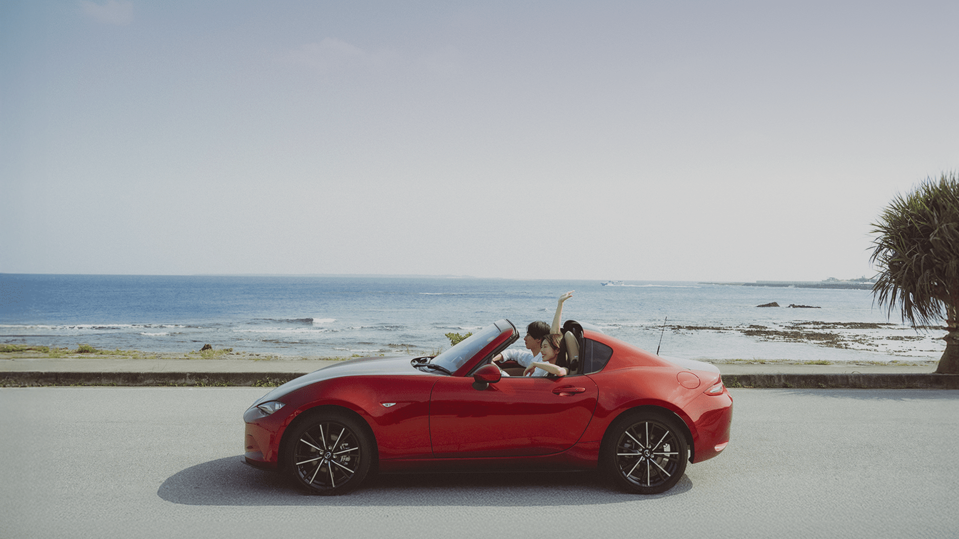 風を感じる、海沿いの時間